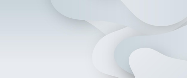Witte abstracte banner met vormen Voor zakelijke banner formele achtergrond prestigieuze voucher luxe uitnodiging behang en achtergrond