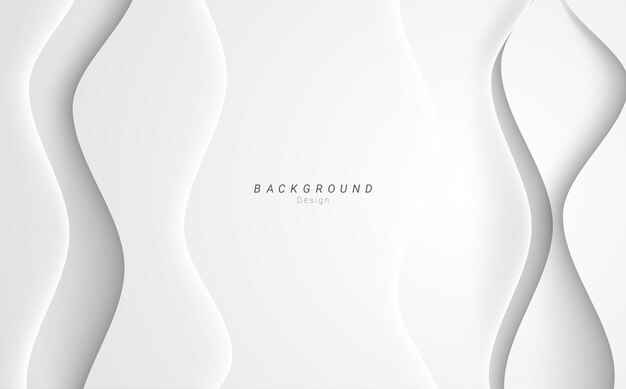 witte abstracte golvende futuristische achtergrond