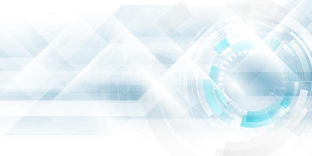 Witte abstracte technologie achtergrond moderne ontwerp vectorillustratie