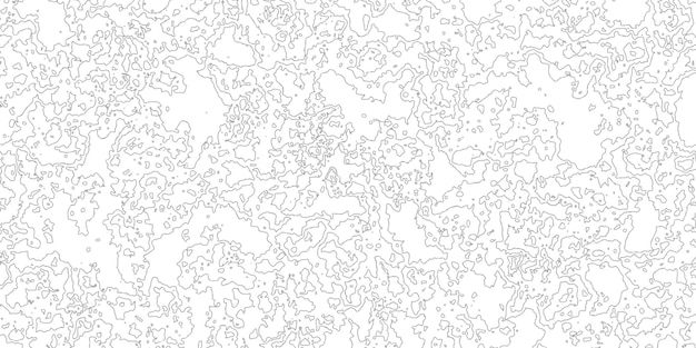Witte achtergrond met topografisch golvend patroonontwerp