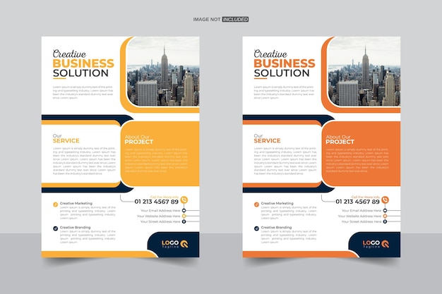 Witte achtergrond verf klaar poster of flyer ontwerp sjabloon creatieve stijl en creatieve lay-out
