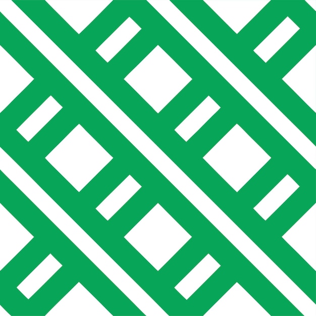 witte en groene lijn naadloos patroon vector kunst en illustratie
