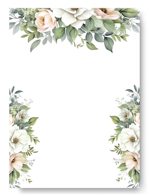 Witte jasmijn bloemendecoratie flyers ansichtkaarten vintage stijl vector illustratie ontwerp