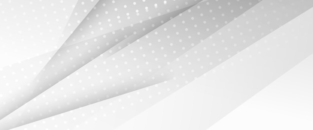 Witte vector minimalistische moderne abstracte banner met vormen Voor website banners brochure posters flyer kaart en omslag