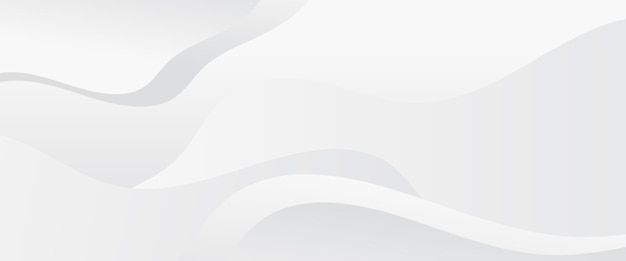 Witte vectorgradiënt abstracte banner met vormen elementen Voor achtergrond presentatie achtergrond behang banner brochure web lay-out en cover