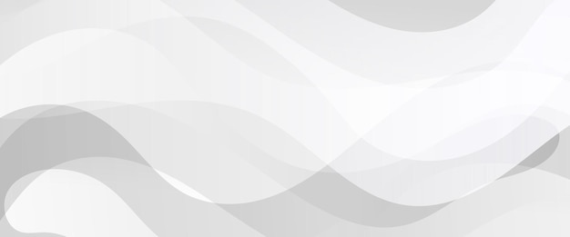 Witte vectorgradiënt abstracte banner met vormen elementen Voor achtergrond presentatie achtergrond behang banner brochure web lay-out en cover