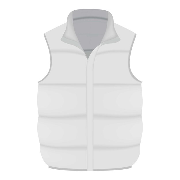 Vector witte warme vest mockup realistische illustratie van witte warme vest vector mockup voor web