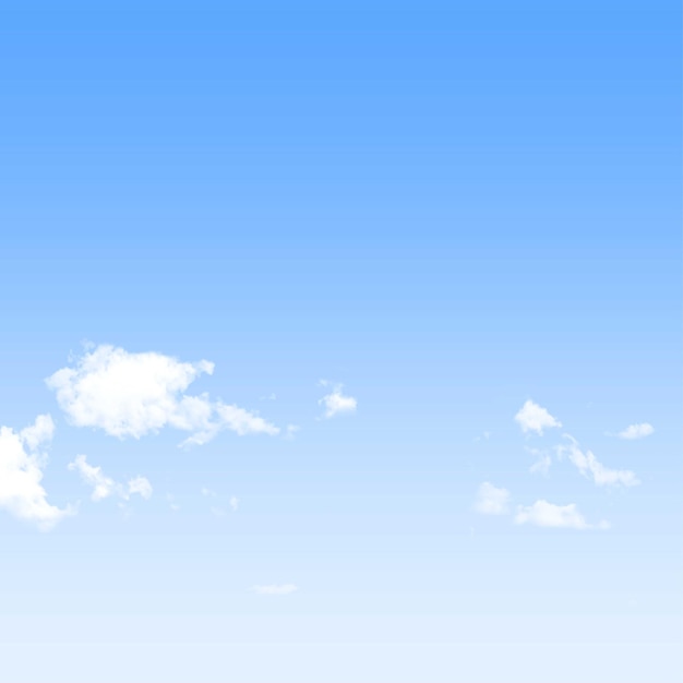 Witte wolken op de blauwe lucht