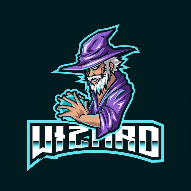 Wizard esportのロゴのテンプレート