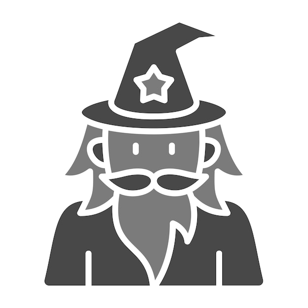 Vector wizard icon