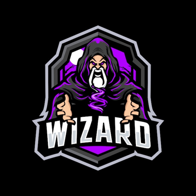 Wizard mascotte logo