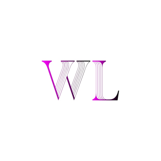 Vector wl elegant logo