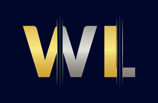 wl letter logo template illustration design