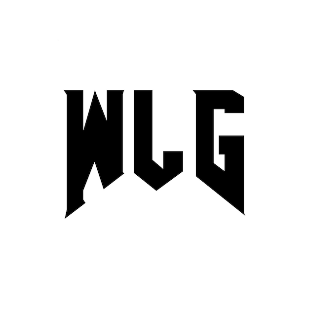 WLG letter logo design for technology company WLG logo design black and white color combination WLG logo WLG vector WLG design WLG icon WLG alphabet WLG typography logo design