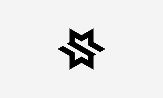 ベクトル wm衣類のロゴデザイン