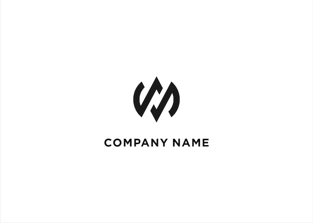 Vector wm logo design