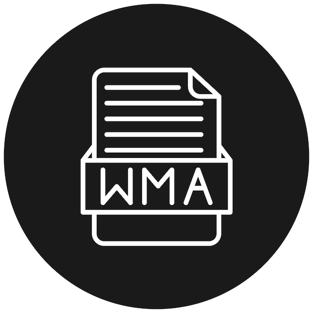 WMA ベクトル アイコン ファイル フォーマット アイコンセット