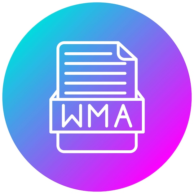 WMA ベクトルイラストのスタイル