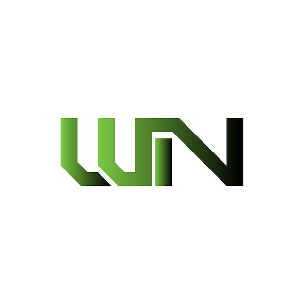 Vector wn logo design