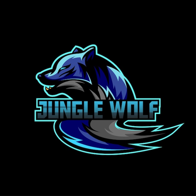 Wolf esport logo gaming-team