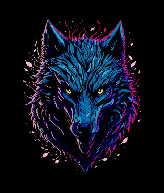 wolf evil illustration