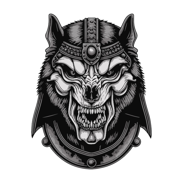 Wolf fighter head