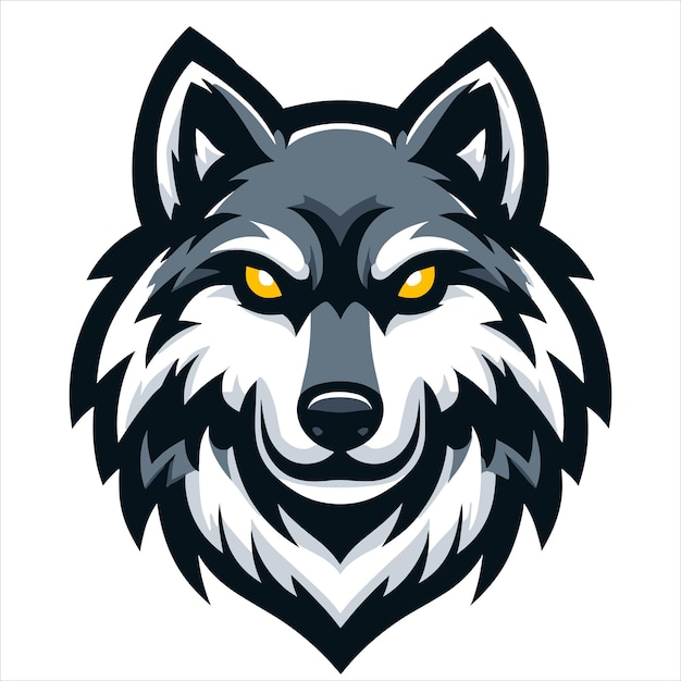 wolf gaming logo design