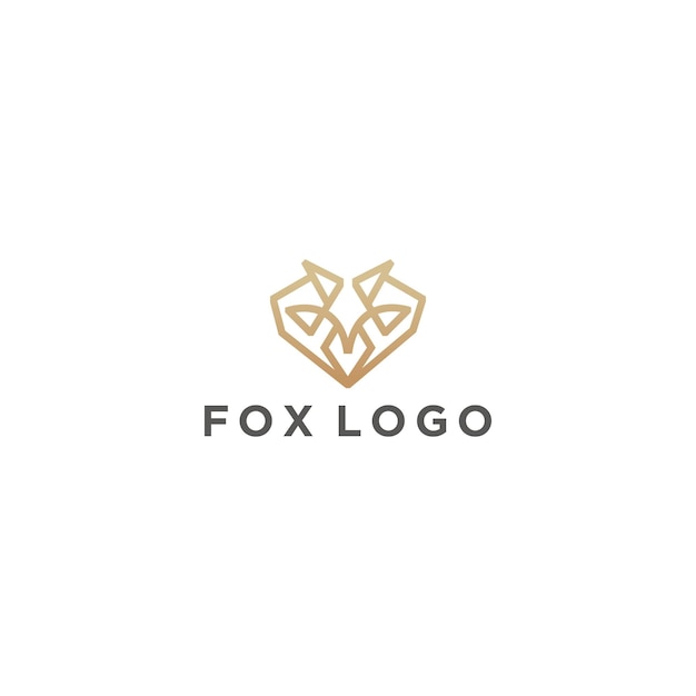 Wolf Head Icon Logo Vector