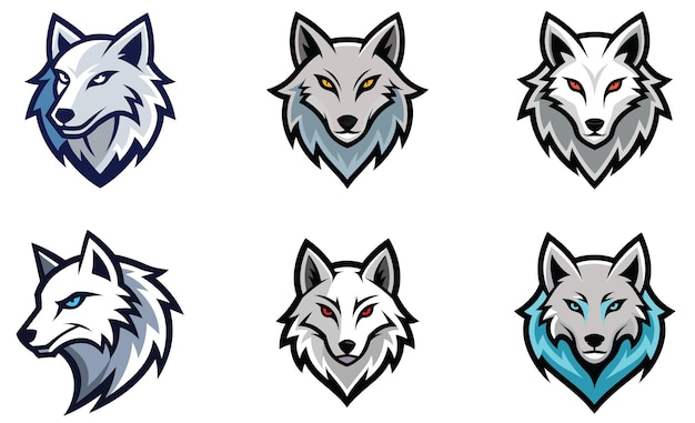 wolf head logos