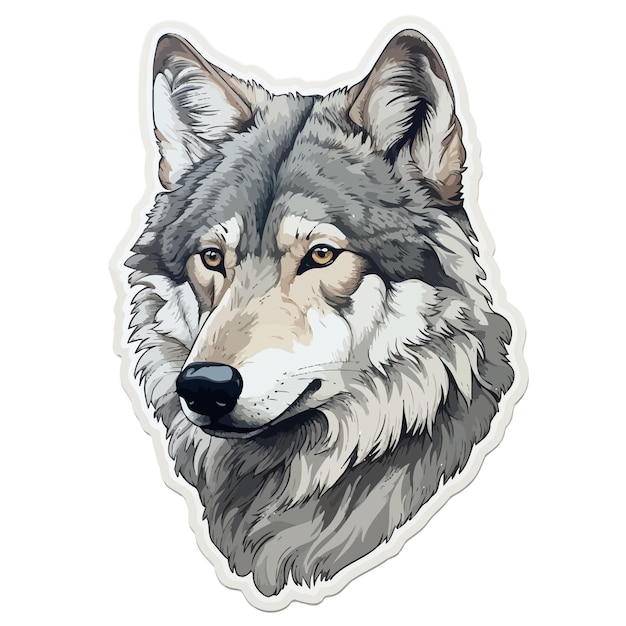 Premium Vector | Wolf head tattoo