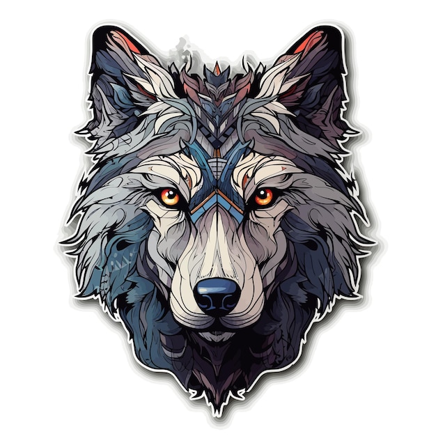 Wolf head tattoo