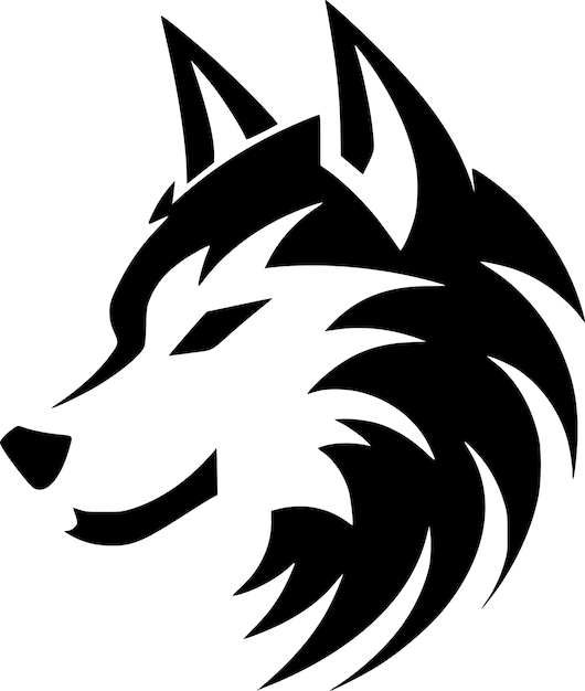 Wolf High Quality Vector Logo Vector illustration ideal for Tshirt graphic