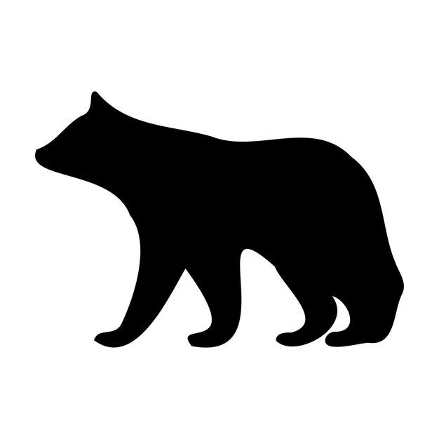 Vector wolf line icon forest flock predator howl teeth dog moon loner grin black vector icons on a white background for business