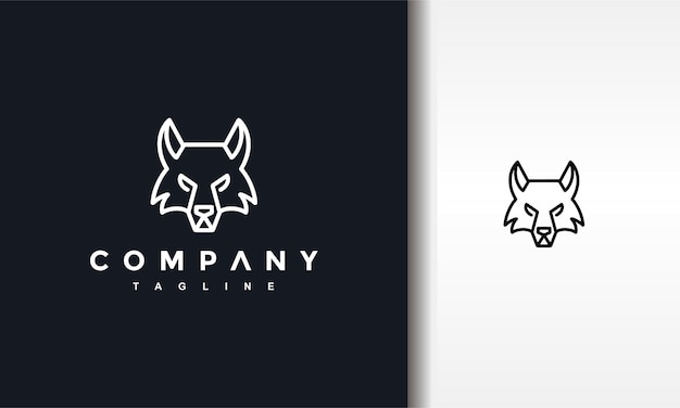 Логотип линии волка