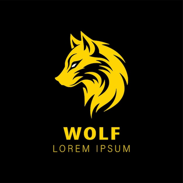 Коллекция логотипа волка