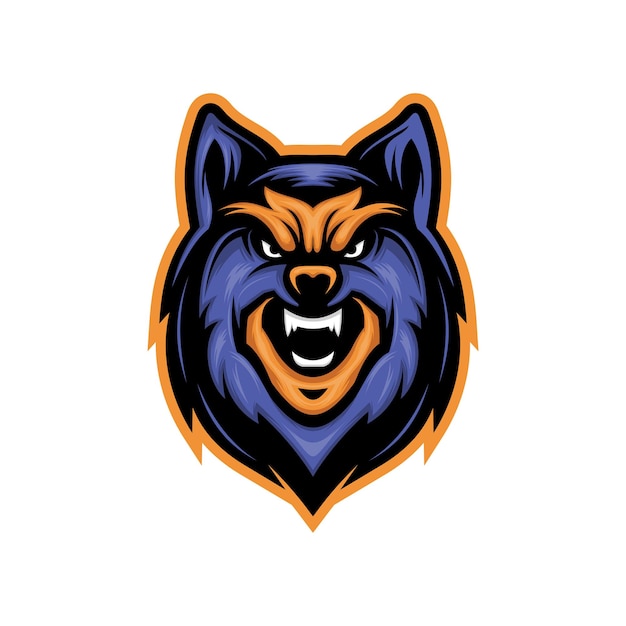дизайн логотипа волк