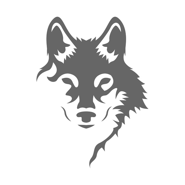 Wolf logo icon design