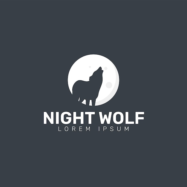 Vector wolf logo illustratie