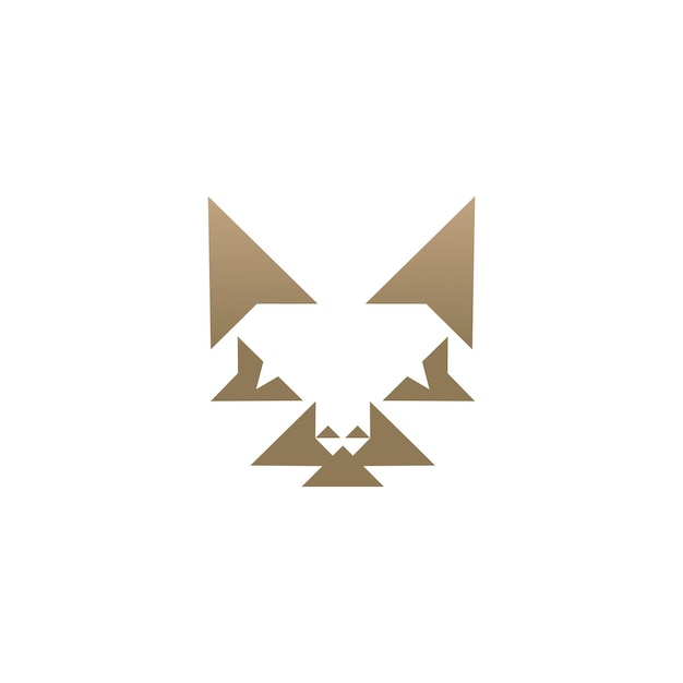 Wolf logo pictogram ontwerp sjabloon platte vector