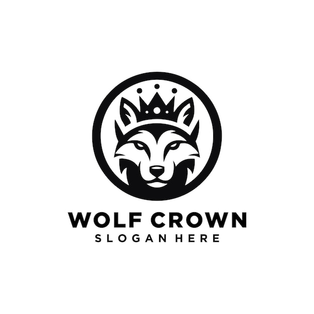 Wolf logo stock vector