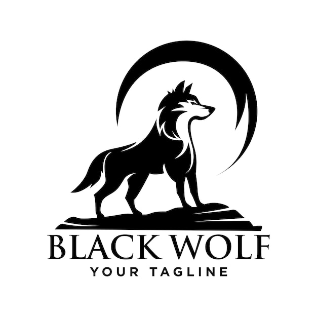 Wolf logo vector deign template