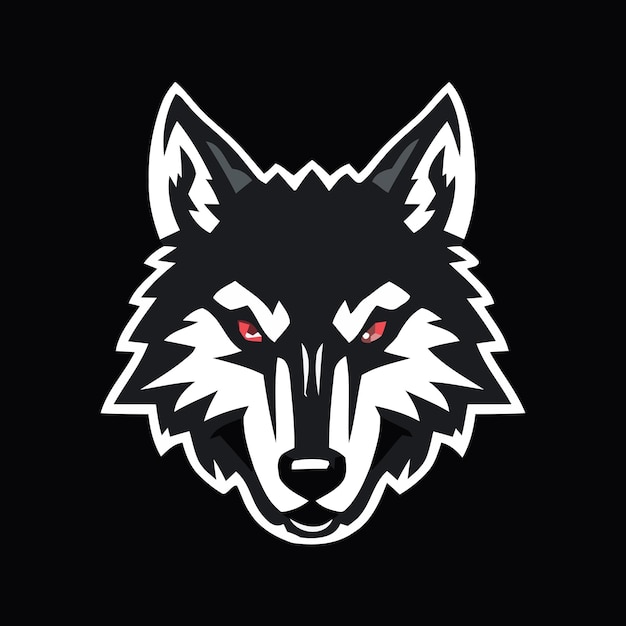 Vector wolf logo vector