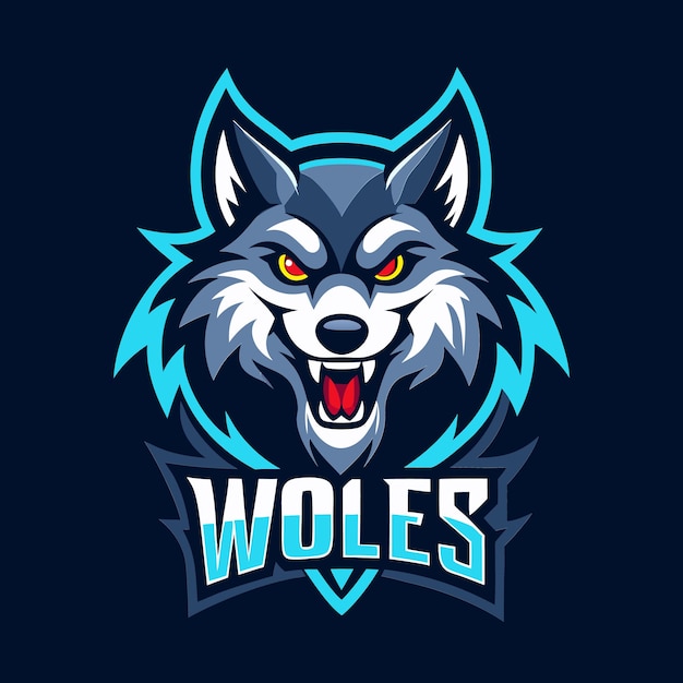 Wolf Mascot Logo Design