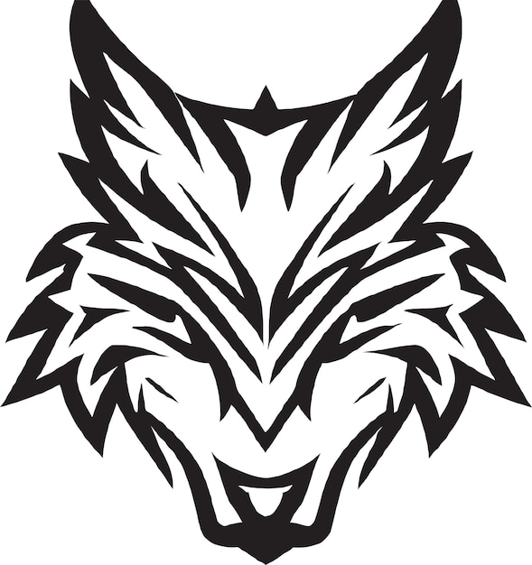 Wolf Paw Print Icon Design for Outdoor and Adventure Themes