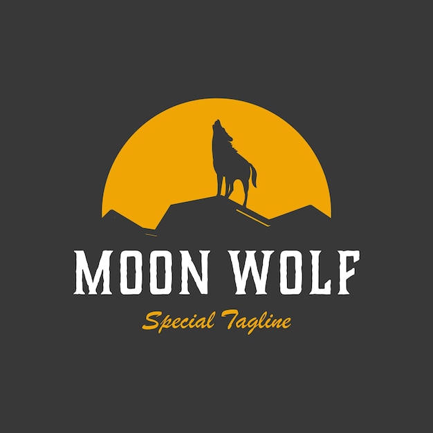 Wolf vintage logo