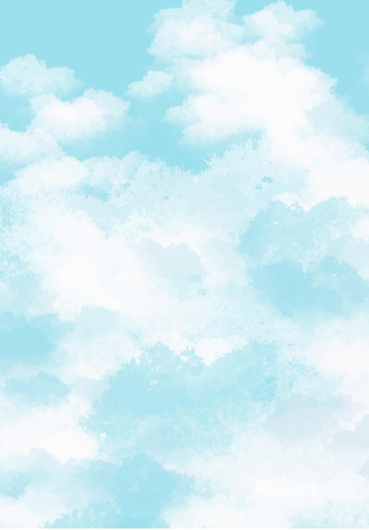 Vector wolken tekening illustratie abstracte achtergrond behang
