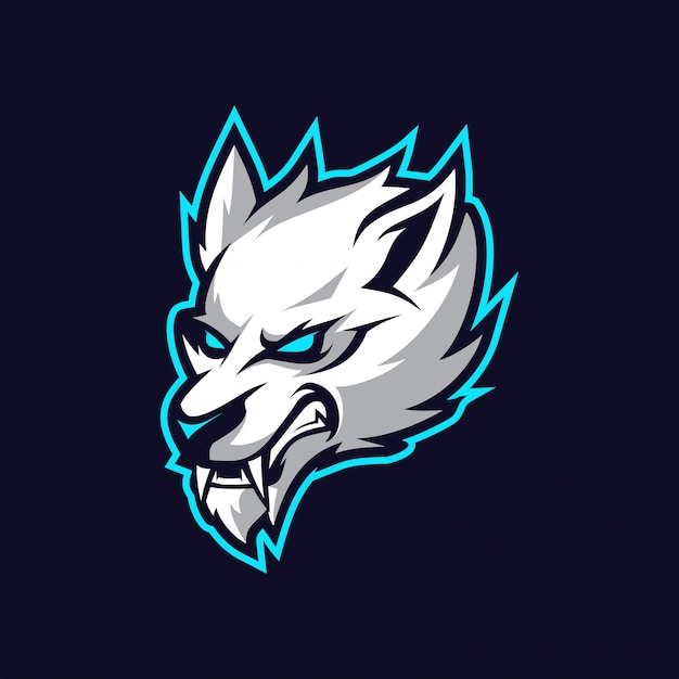 Wolves mascot esport logo