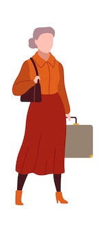 Donna in aeroporto. il personaggio femminile moderno aspetta l'aereo con i bagagli nella sala d'attesa di arrivo o nella sala partenze, passeggero con valigie e borse, illustrazione isolata del fumetto piatto di vettore di turismo