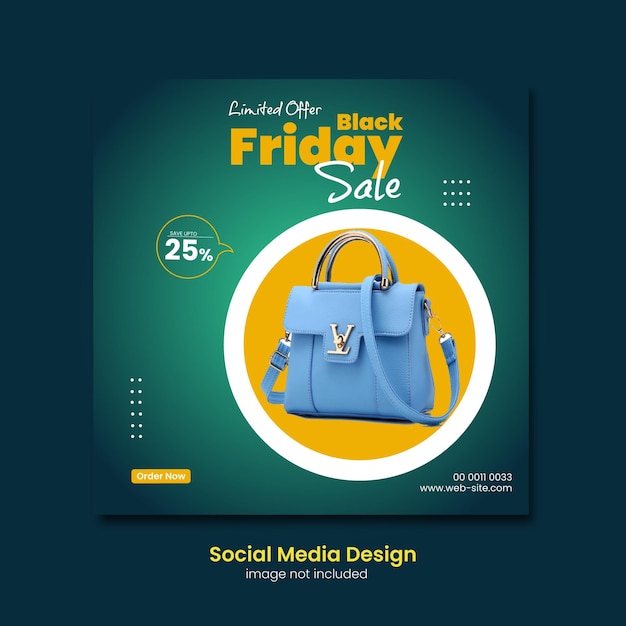 Woman Bag Social Media Post Design