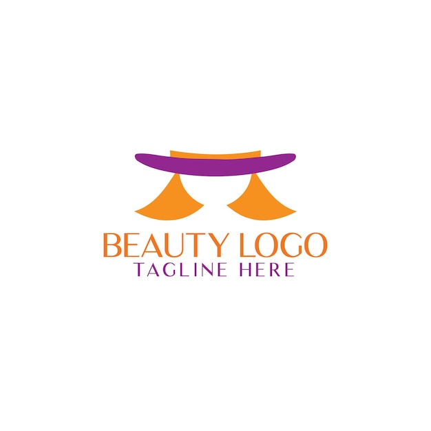 Woman beauty logo template